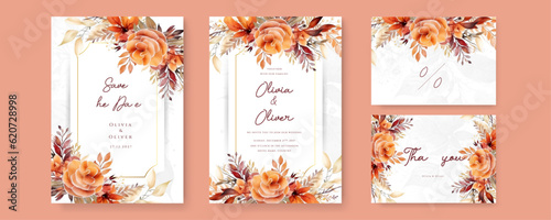 Luxury wedding invitation, birthday and Mothers Day cards, flyer, poster, banner, brochure, email header, post in social networks.