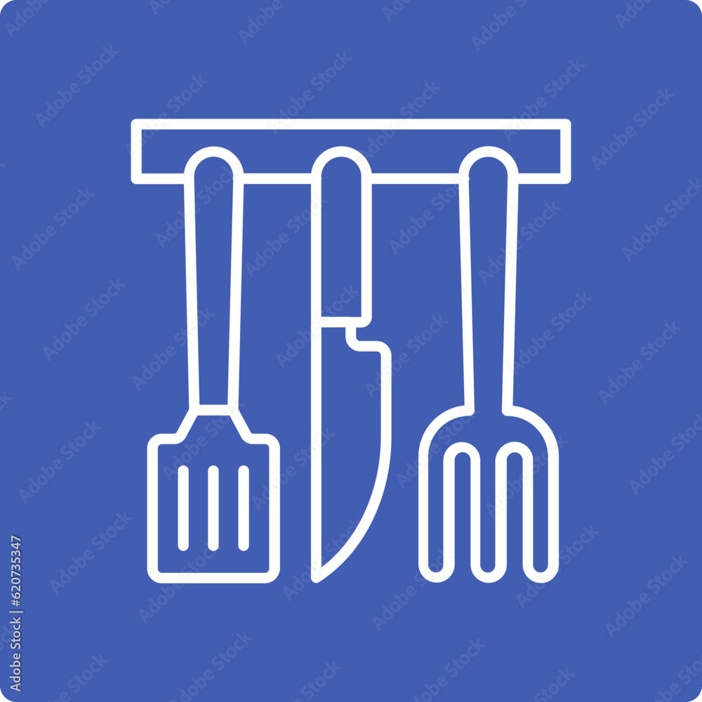 Fototapeta premium Kitchen Tools Icon
