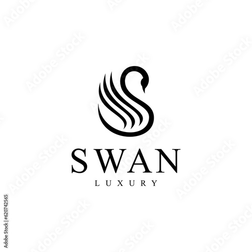swan s logo inspiration creative idea