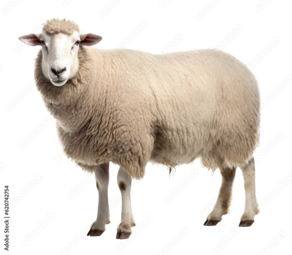 Sheep Isolated on Transparent Background - Generative AI
Sheep Isolated on Transparent Background - Generative AI