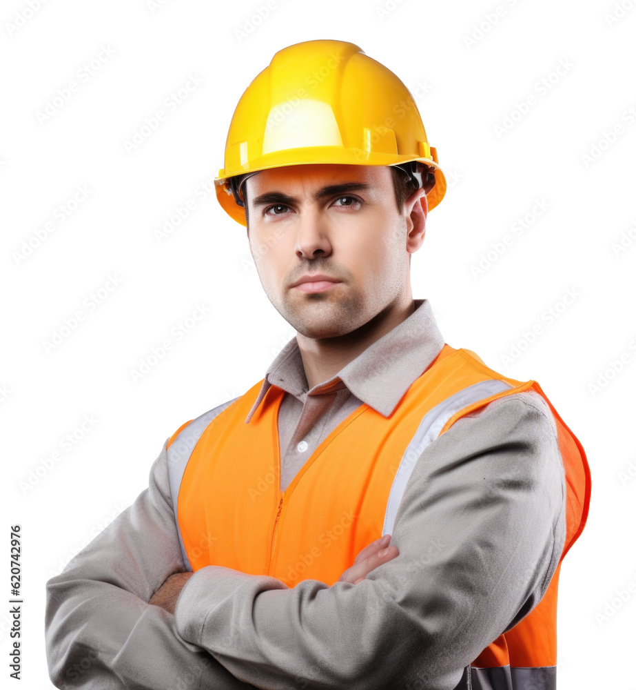 Construction Worker Isolated on Transparent Background - Generative AI
Construction Worker Isolated on Transparent Background - Generative AI