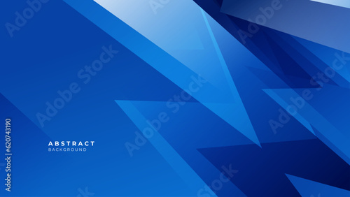 Abstract geometric blue pattern design in memphis style. Vector illustration.