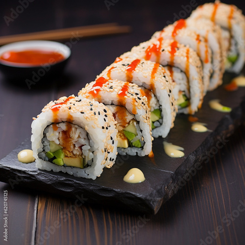 "Savoring Tradition: A Captivating Classic Sushi Delight"