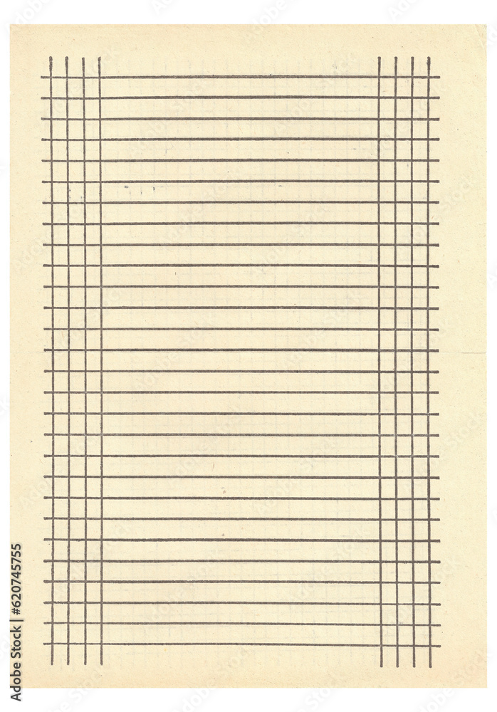 old cream textured lined paper isolated old cream textured lined paper isolated