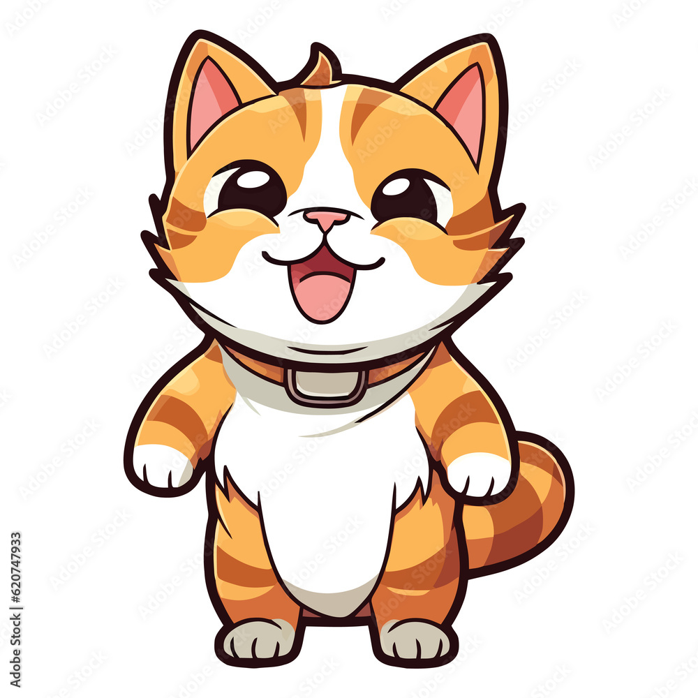 Charming Raas Cat 2D Illustration: A Captivating Portrait of Cuteness and Playfulness Charming Raas Cat 2D Illustration: A Captivating Portrait of Cuteness and Playfulness