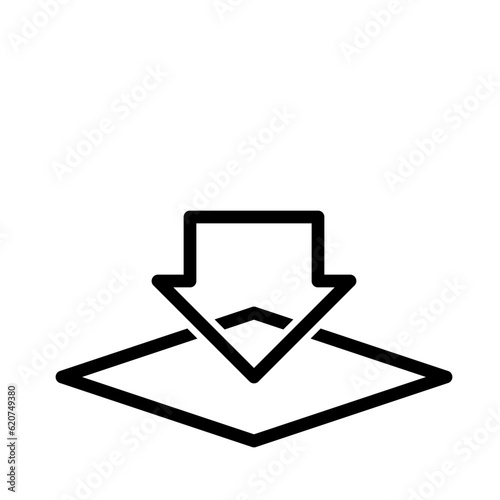 merge layer icon button