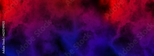 Colorful smoke on a black background