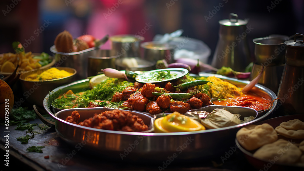 Delving into the Exquisite Flavors of Indian Street Food. Generative Ai