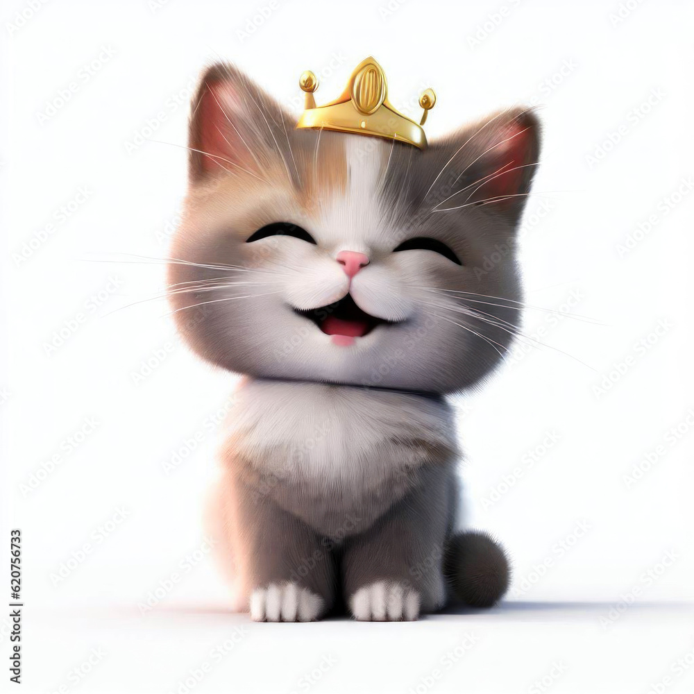 Feline Elegance in Digital Form, Generative AI Feline Elegance in Digital Form, Generative AI