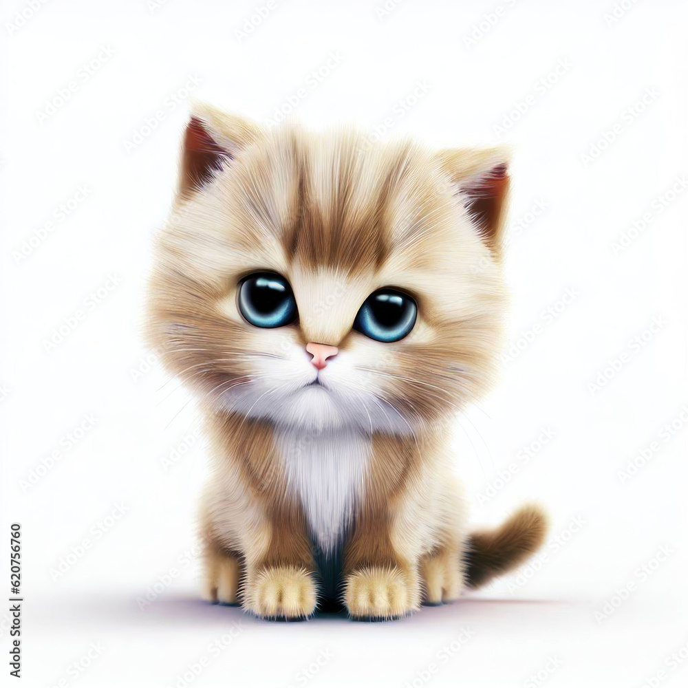 Feline Elegance in Digital Form, Generative AI Feline Elegance in Digital Form, Generative AI