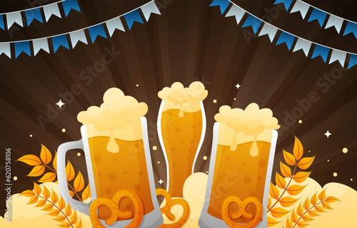 Oktoberfest Festival Beer Background