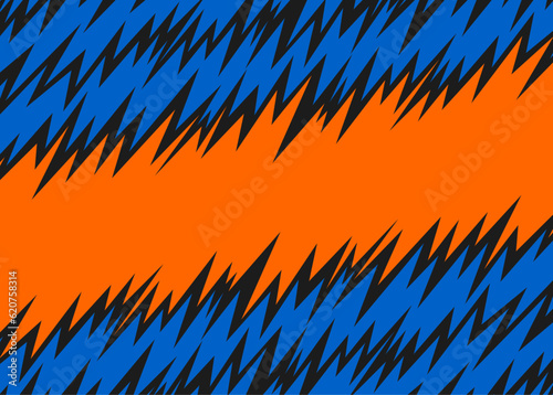 Abstract background with jagged lines pattern and with some copy space area