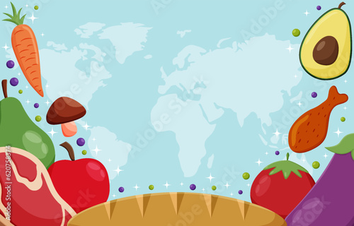 World Food Day Background Concept