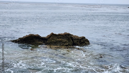waves on the rocks