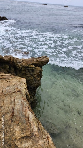 waves on the beach
