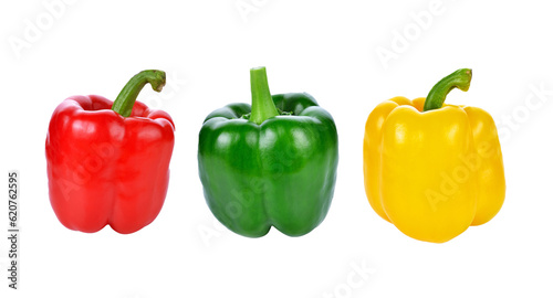 Tableau sur toile red green yellow pepper transparent png