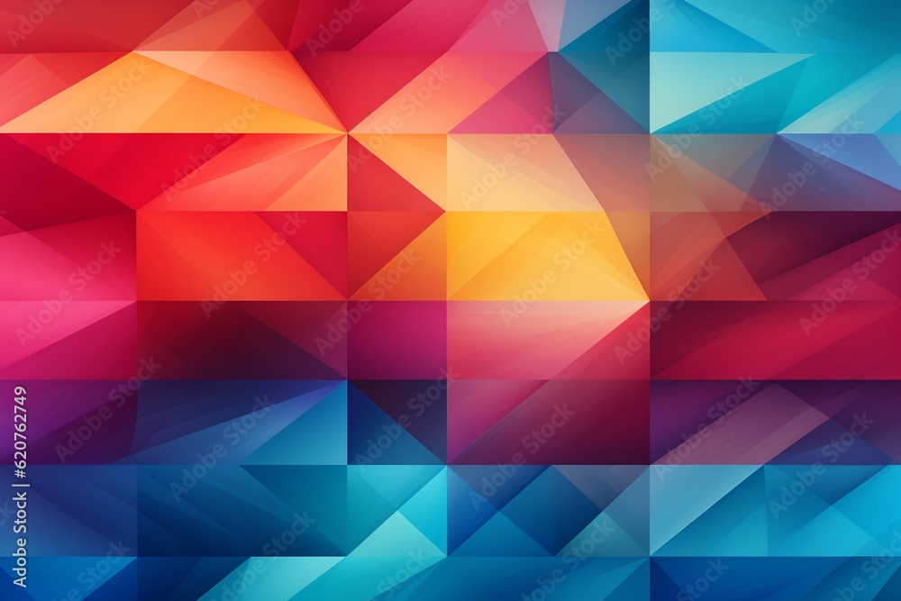 Contemporary Geometric Patterned Background Created with Generative AI Contemporary Geometric Patterned Background Created with Generative AI