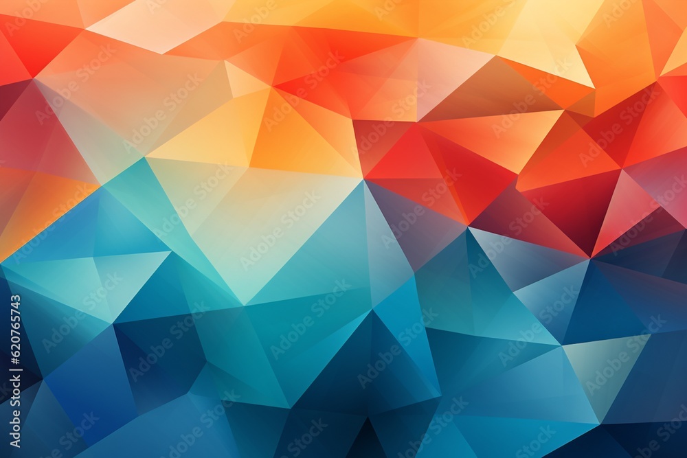 Contemporary Geometric Patterned Background Created with Generative AI Contemporary Geometric Patterned Background Created with Generative AI