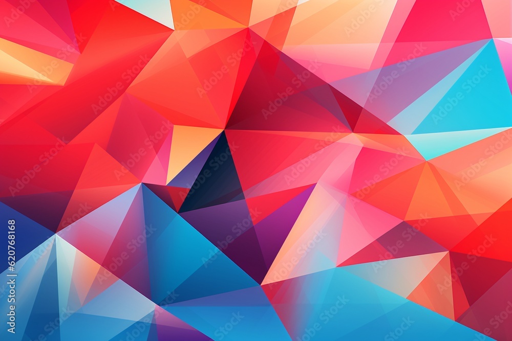 Contemporary Geometric Patterned Background Created with Generative AI Contemporary Geometric Patterned Background Created with Generative AI