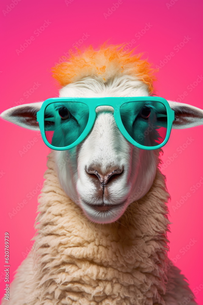 sheep wearing sunglasses sheep wearing sunglasses
