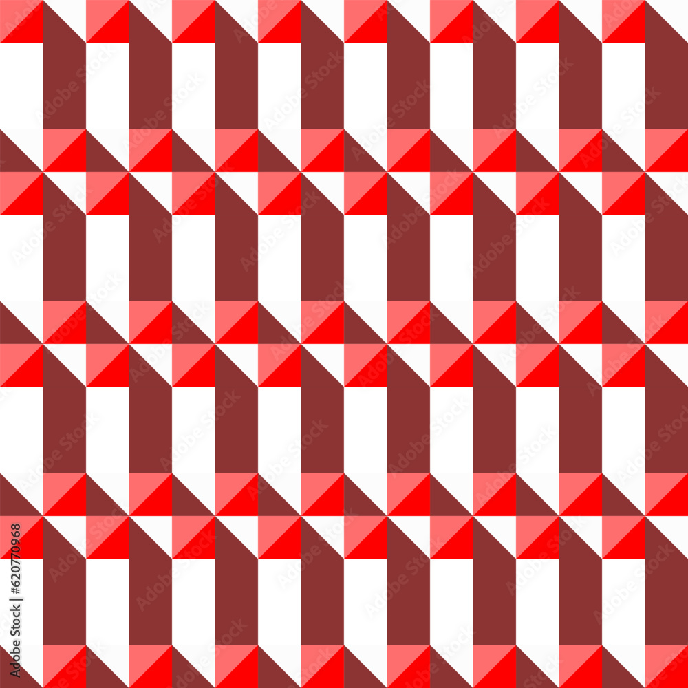 Obraz premium Vector geometric seamless pattern, tiles, fabric, paper, wrapping and decorations. Abstract background.