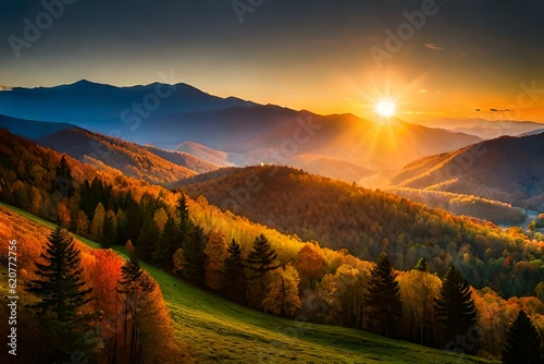 sunrise in the mountains © Aniqa