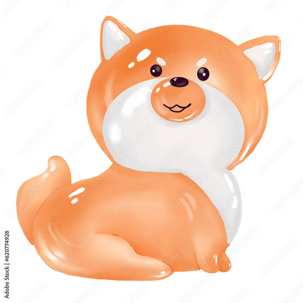Naklejka premium Dog animal