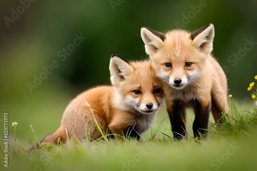 cute red fox cub © MuhammadTalha