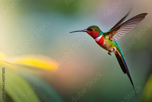 hummingbird on a branch © MuhammadTalha