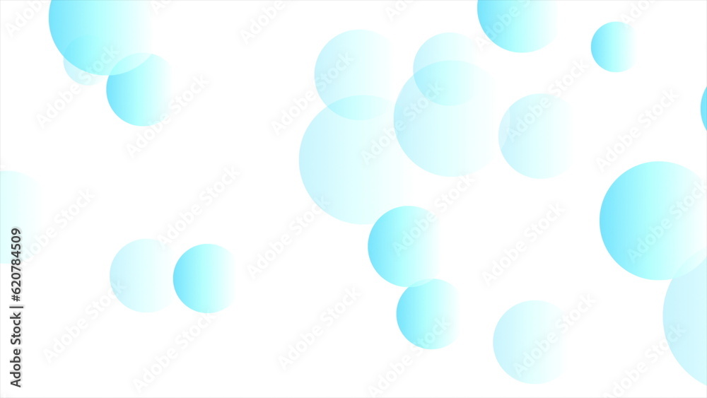 Blue white minimal circles abstract geometry background