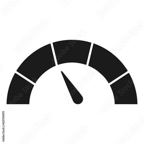 speedometer isolated on white