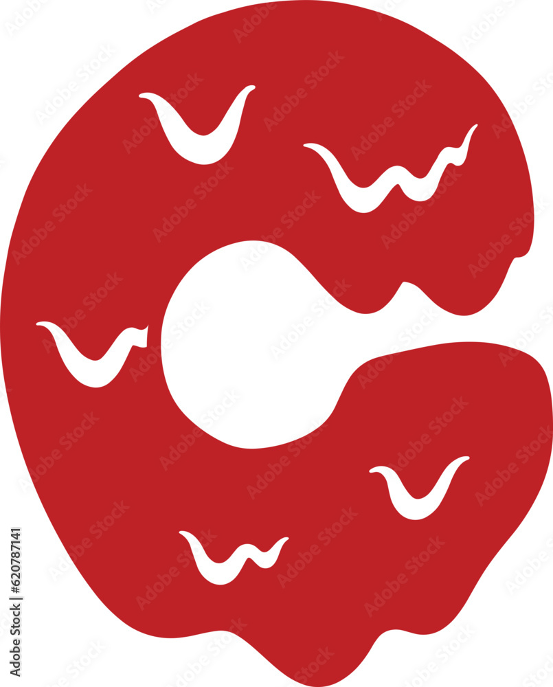 Halloween Blood Melted Dripping Alphabet C Halloween Blood Melted Dripping Alphabet C