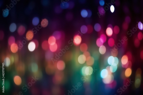 Blurred lights bokeh background