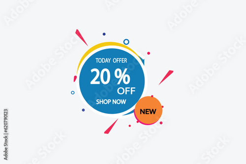 sale vector tags template badges.  20, 10, 30, 90, 60, 80, with percent promotion illustration off shop now banner design up to 