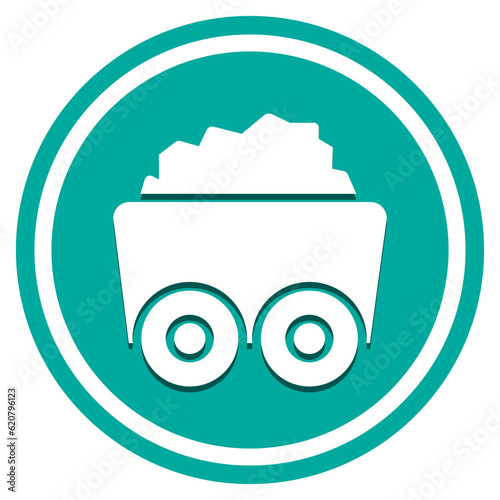 coal icon inside the wagon