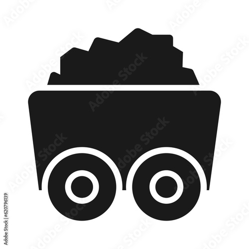coal icon inside the wagon