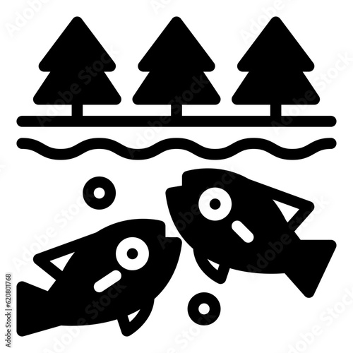 Fishs glyph icon