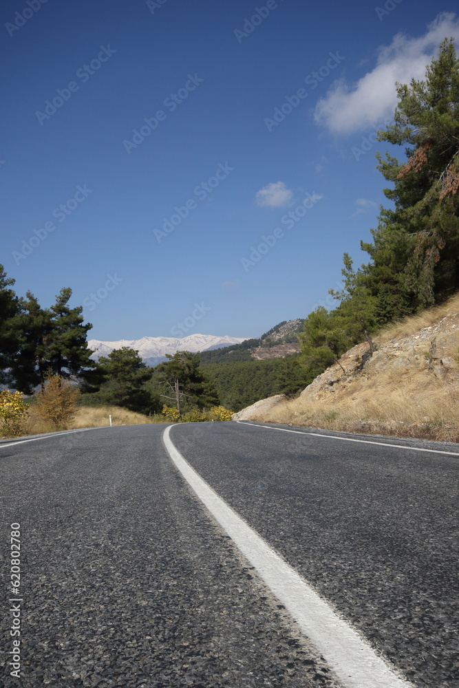 road in the mountains