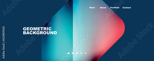 Geometric fluid shapes with liquid colors abstract background. Vector Illustration For Wallpaper, Banner, Background, Card, Book Illustration, landing page