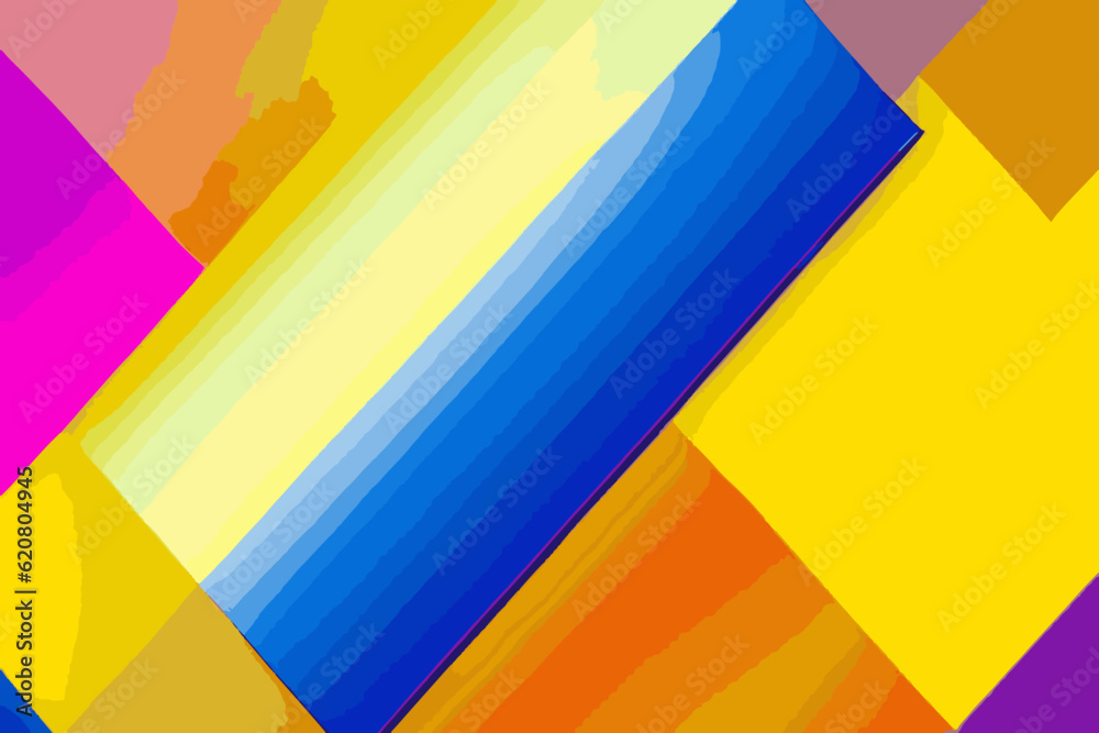 Obraz premium Abstract colorful geometric background with modern shape. Vector graphic illustration