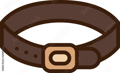 Belt icon, Accessories simple cartoon style.