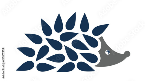 The symbol of a stylized blue hedgehog.