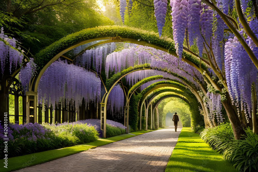 arch in the garden arch in the garden