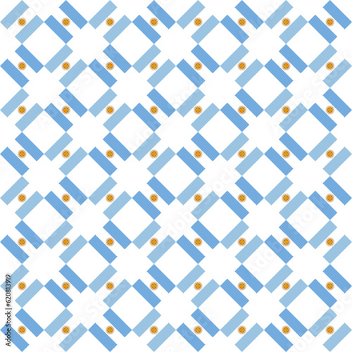 argentina flag pattern. vector illustration
