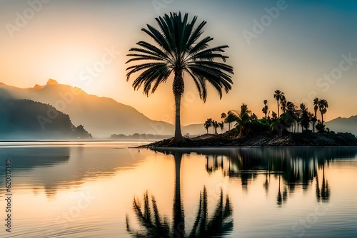 Beautiful palm tree 