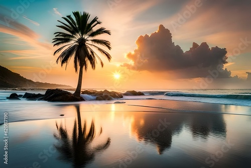 Beautiful palm tree 
