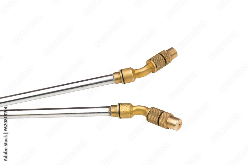 Sprayer handle isolated on transparent background.Agricultural equipment for spraying fertilizers and pesticides.. Sprayer handle isolated on transparent background.Agricultural equipment for spraying fertilizers and pesticides..