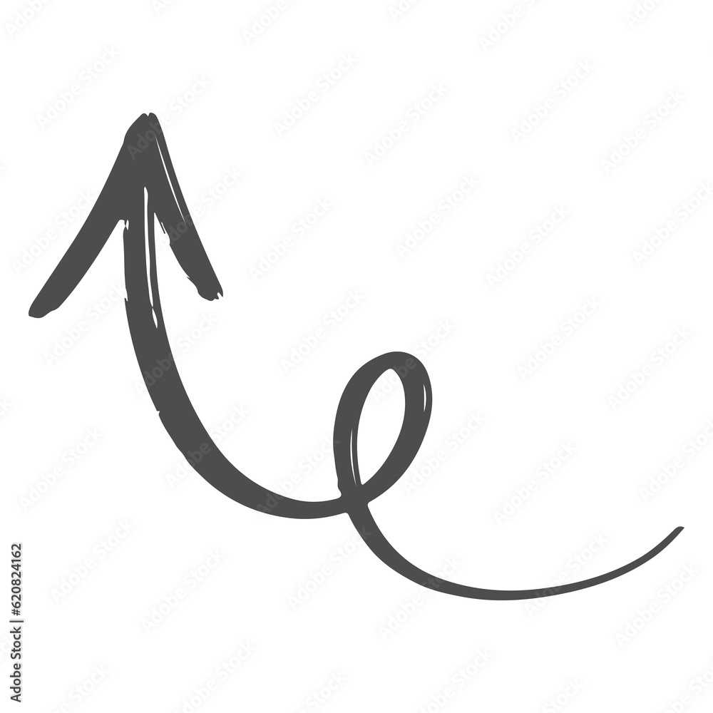 hand drawn grunge brush line arrows hand drawn grunge brush line arrows