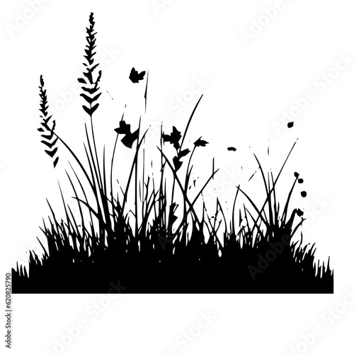 grass silhouette illustration  © DLC Studio