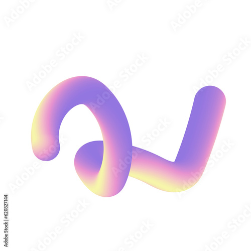 Abstract Line 3D Gradient